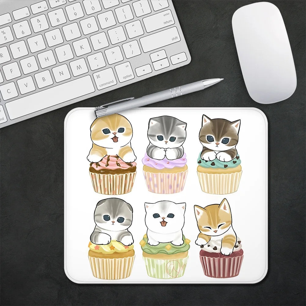Gaming Mouse Pad XS Small Mousepad for Cute Pusheens Cats PC Gamer Desktop Decoration Office Mouse Mat Deskmat Rug