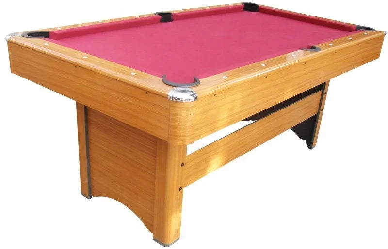 High Quality Pool Table Custom Size Green Cloth Snooker Cushion Made Rubber Slate Includes Cue Plastic