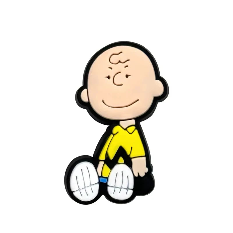 MINISO Whimsical Snoopy Cartoon Shoe Charms Decorative Accessories for Clogs and Sandals - Anime Inspired DIY Craft Accessories