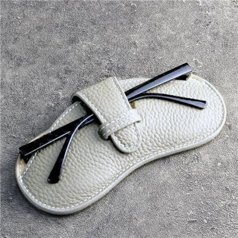 Fashion Women Glasses Case With Rope Leather Soft Glasses Storage Bag Portable Sunglasses Accessories Eyeglasses Sunglasses Case