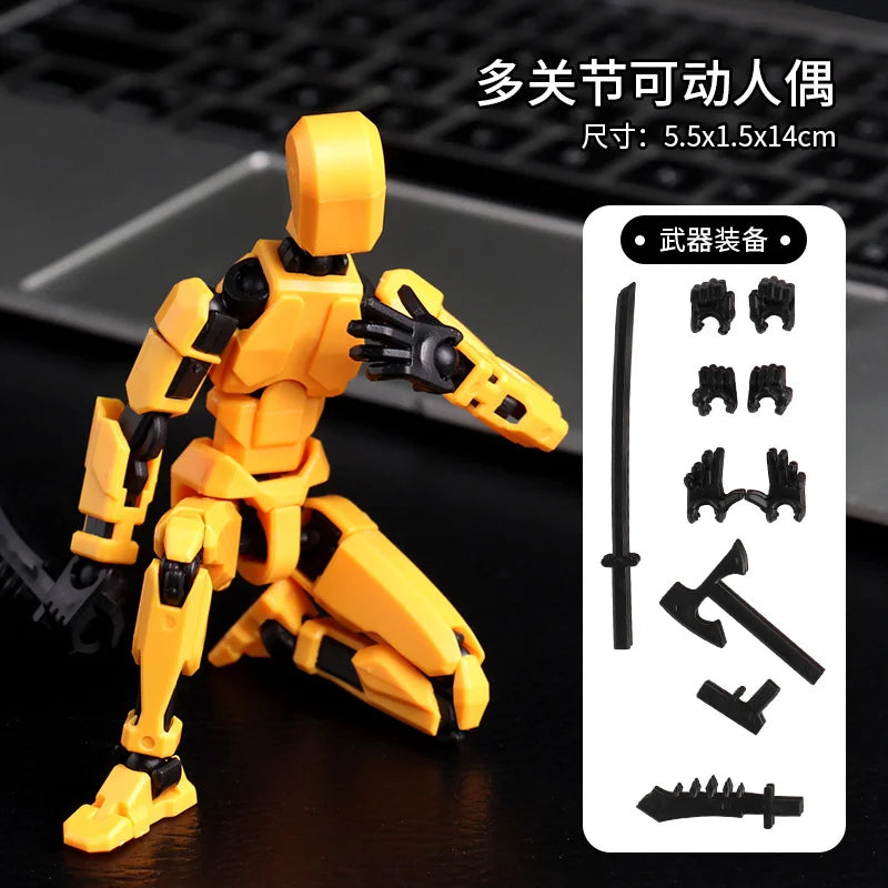 Dummy 13 Lucky Doll 13 Joint Movable 3D Printing Toy Dummy Doll DIY Decompression God