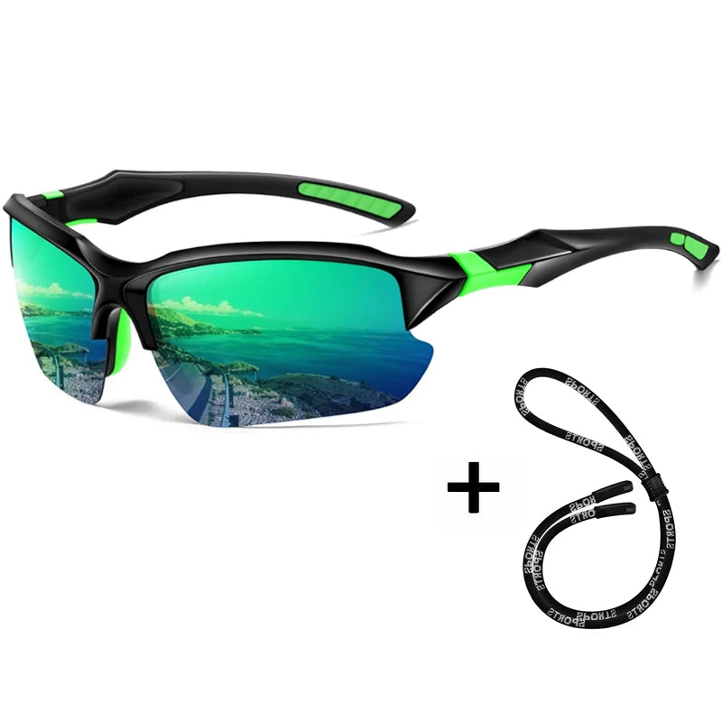2024 Sports Polarized Sunglasses for Men Cycling Running Fishing UV400 Sun Glasses Lightweight Outdoor Goggles