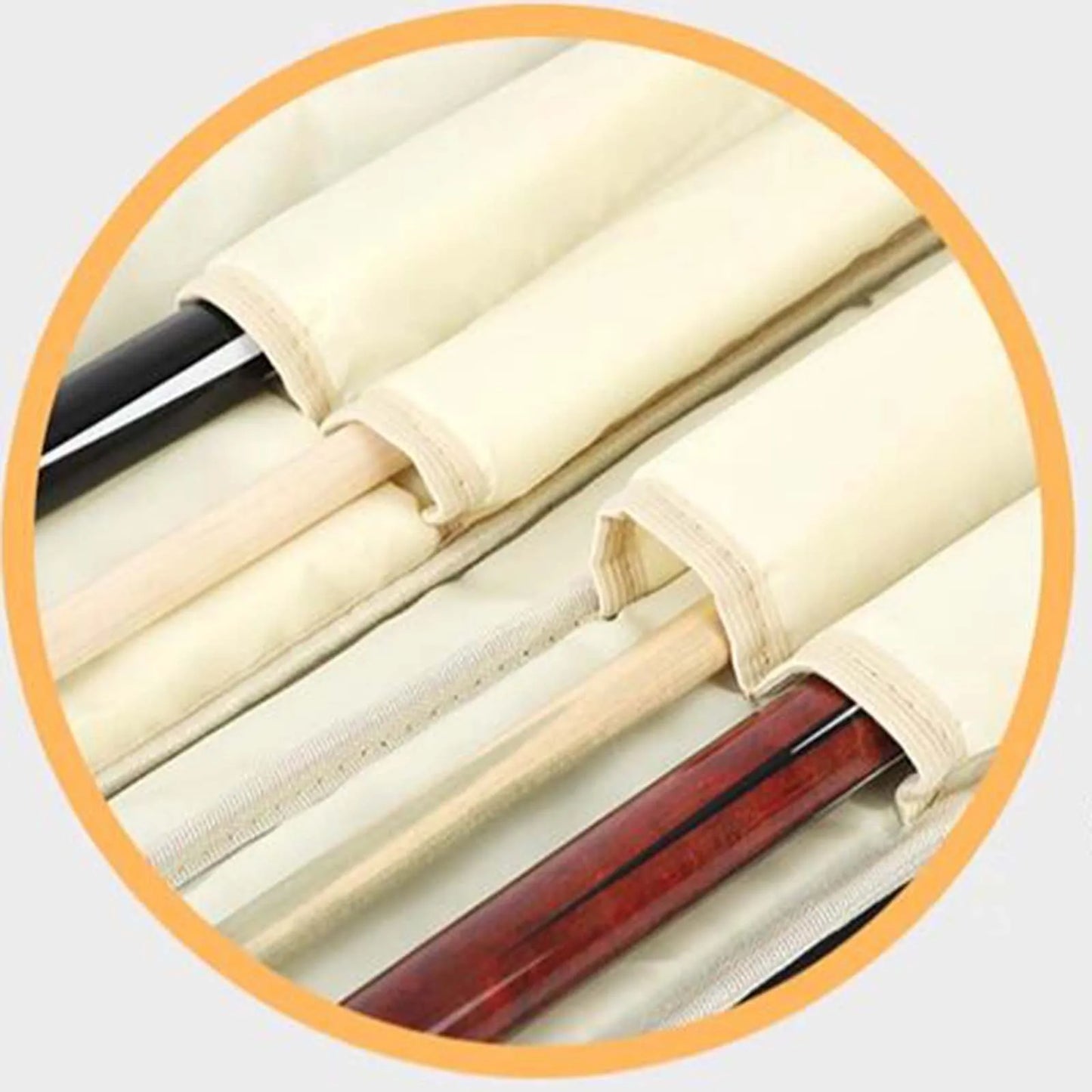 New 2/4Holes Pool Cue Case Billiard Bag With Divider Billiard Pool Cue Stick Carrying Bag Portable Billiard Case Accessories