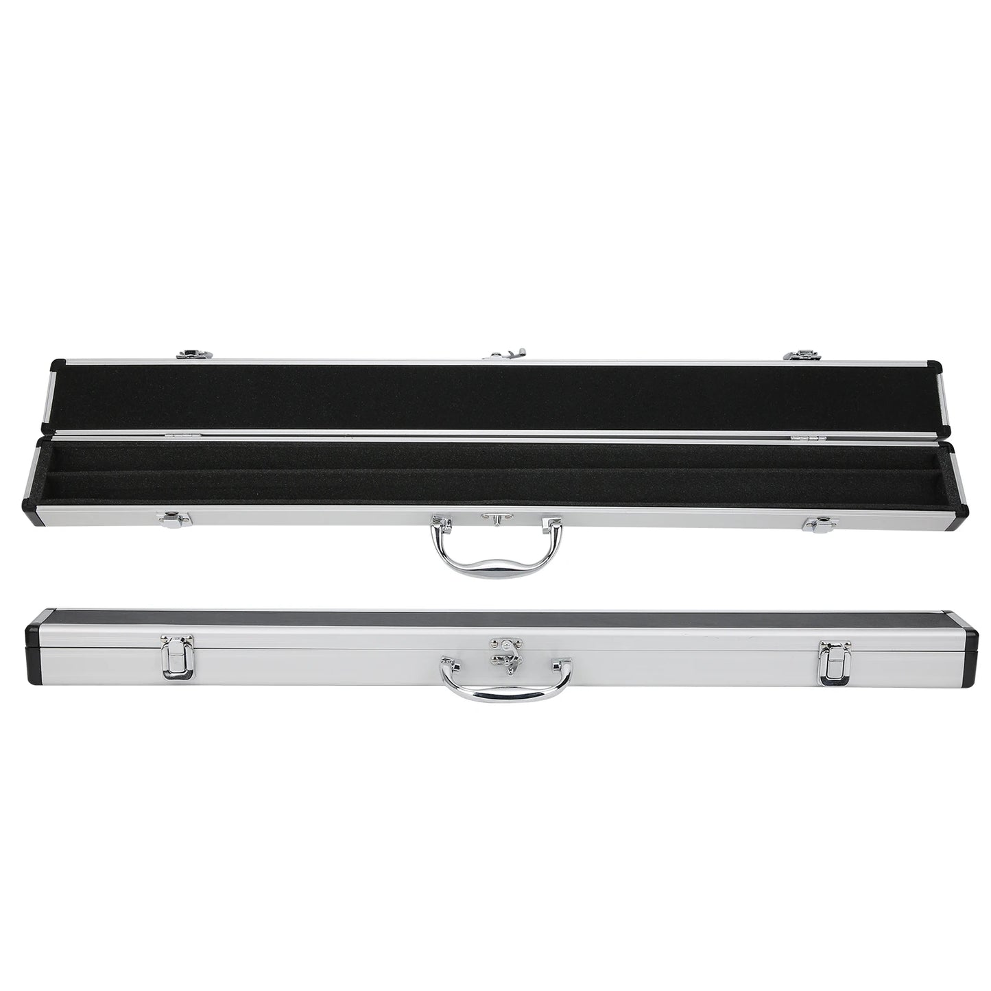 1/2 Snooker Pool Cue Case Soft Foam Lining Carrying Storage Holder Protection Billiard Accessory