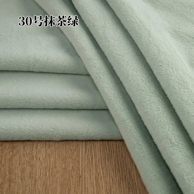 5mm Stretch European Mink Faux Fur Fabric High-Low Pattern for Clothing Scarves Hats Photo Props DIY Craft Decoration