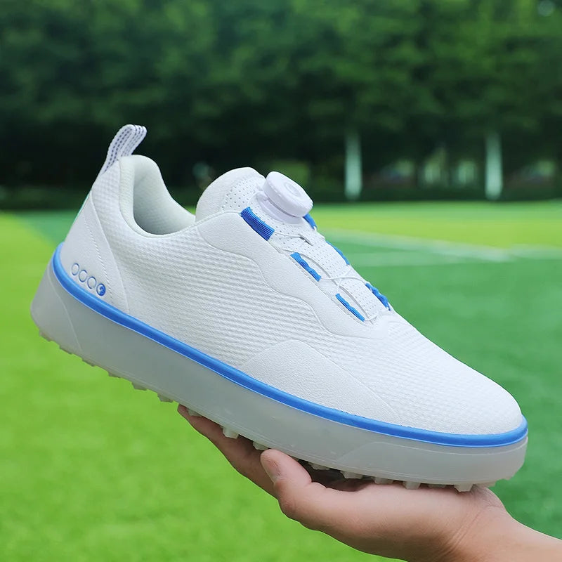 Golf Sneakers Summer Men's Shoes Comfortable Cushioning Sneakers Knob Waterproof and Anti Slip