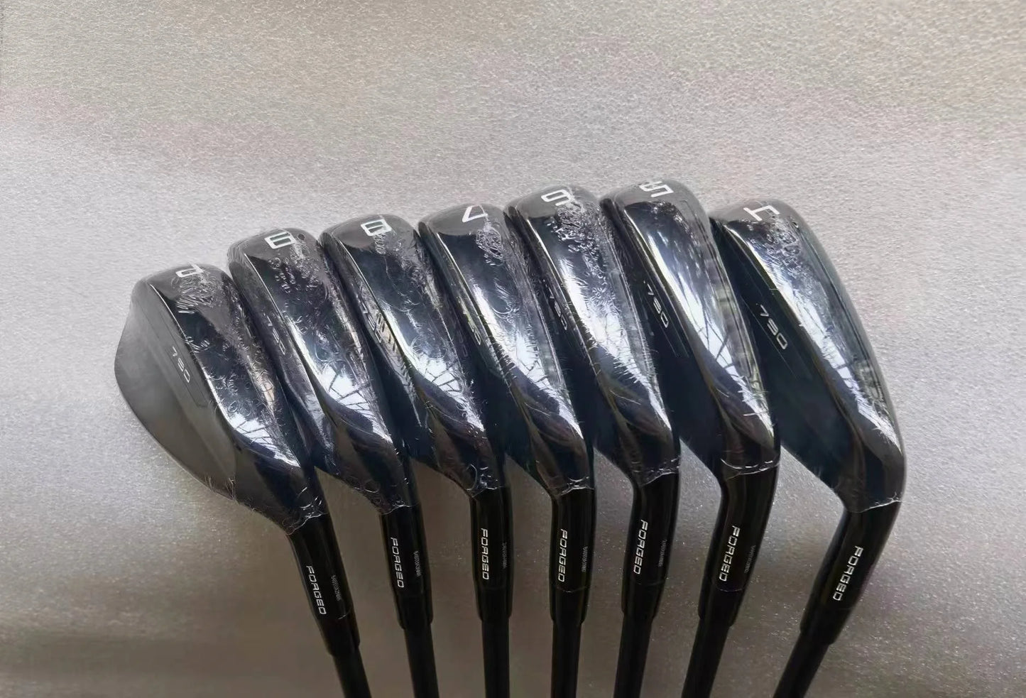Golf Clubs Iron Set P79.0 Black Tungsten Golf Irons Set 4-9p 7Pcs Forged With Steel Shaft