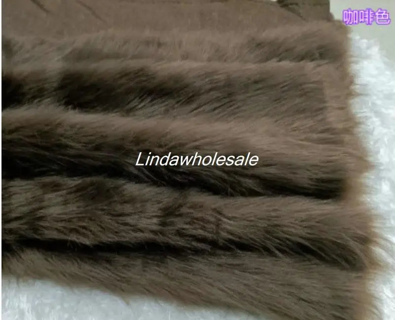 Wholsale Imitation Fox Plush Fur,cloth Counter Carpet Material,faux Fur Fabric,160cm*50cm/Pcs