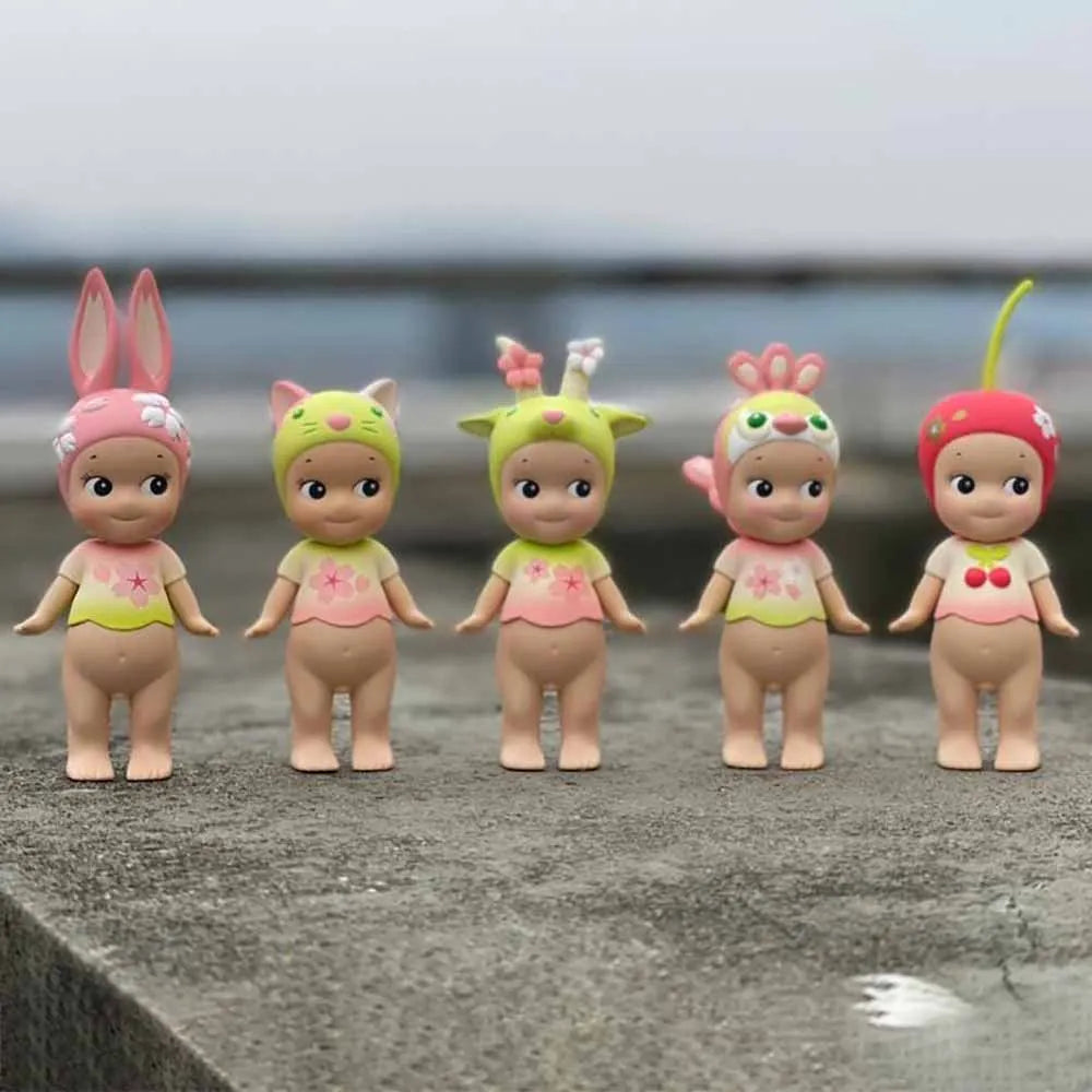 New Sonny Angel Cherry Blossom Series Blind Box Toys Mystery Box Kawaii Lucky Box Cute Doll Decoration Collect Model Couple Gif