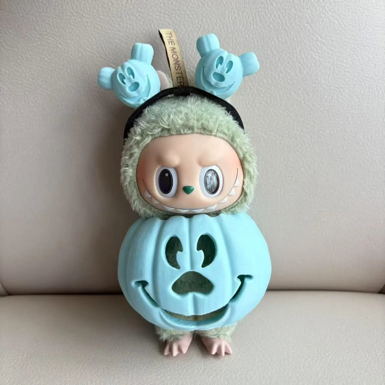Clothes for Labubu Halloween Pumpkin Outfit Set for 1.0 3.0 Generation Vinyl Figure Collectible Decor Gift No Doll Included
