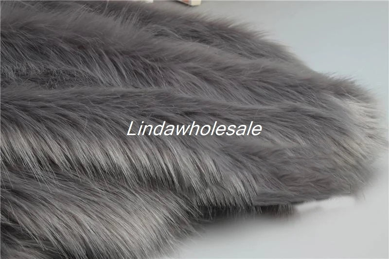 Wholsale Imitation Fox Plush Fur,cloth Counter Carpet Material,faux Fur Fabric,160cm*50cm/Pcs