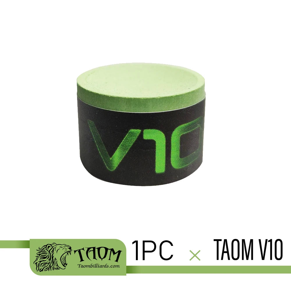 TAOM Chalk V10/Pyro/Soft Billiard Round Chalk Blue/Green/Pink Colors Professional Chalk Snooker Pool Chalk Billiards Accessories