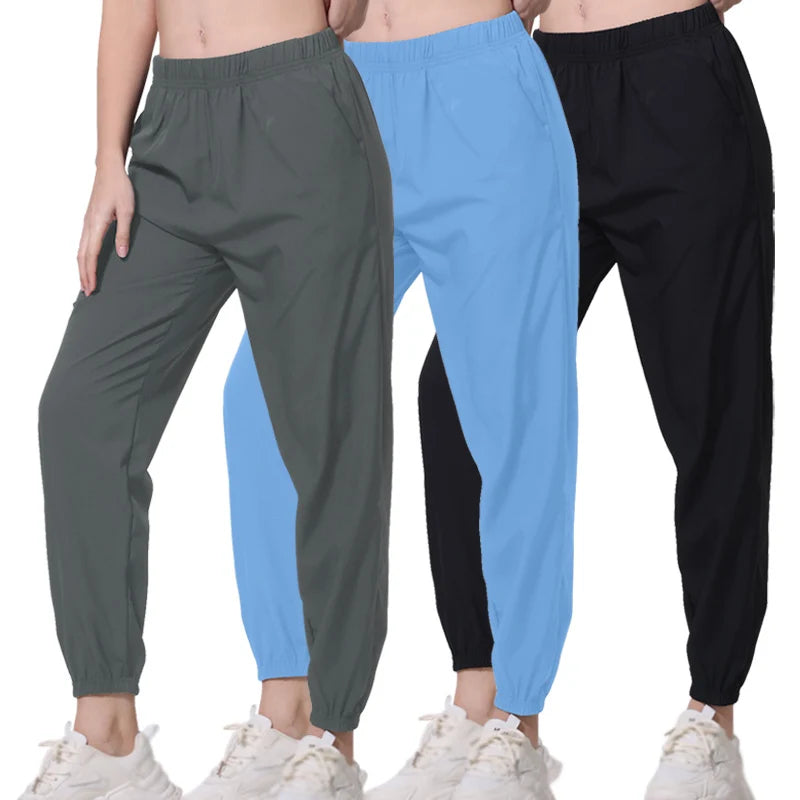1/2 Piece Women's Casual Sports Pants Black Pocket Pants Running Fitness Slimming Ankle Pants Multi-Size Teen 9 Sub-Library