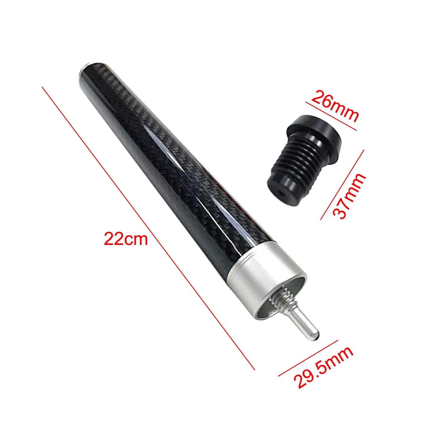 Pool Cue Extender Billiards Aluminum Alloy Telescopic Cue Shaft Sleeve Extender for Cues Snooker Sports Accessories Adult
