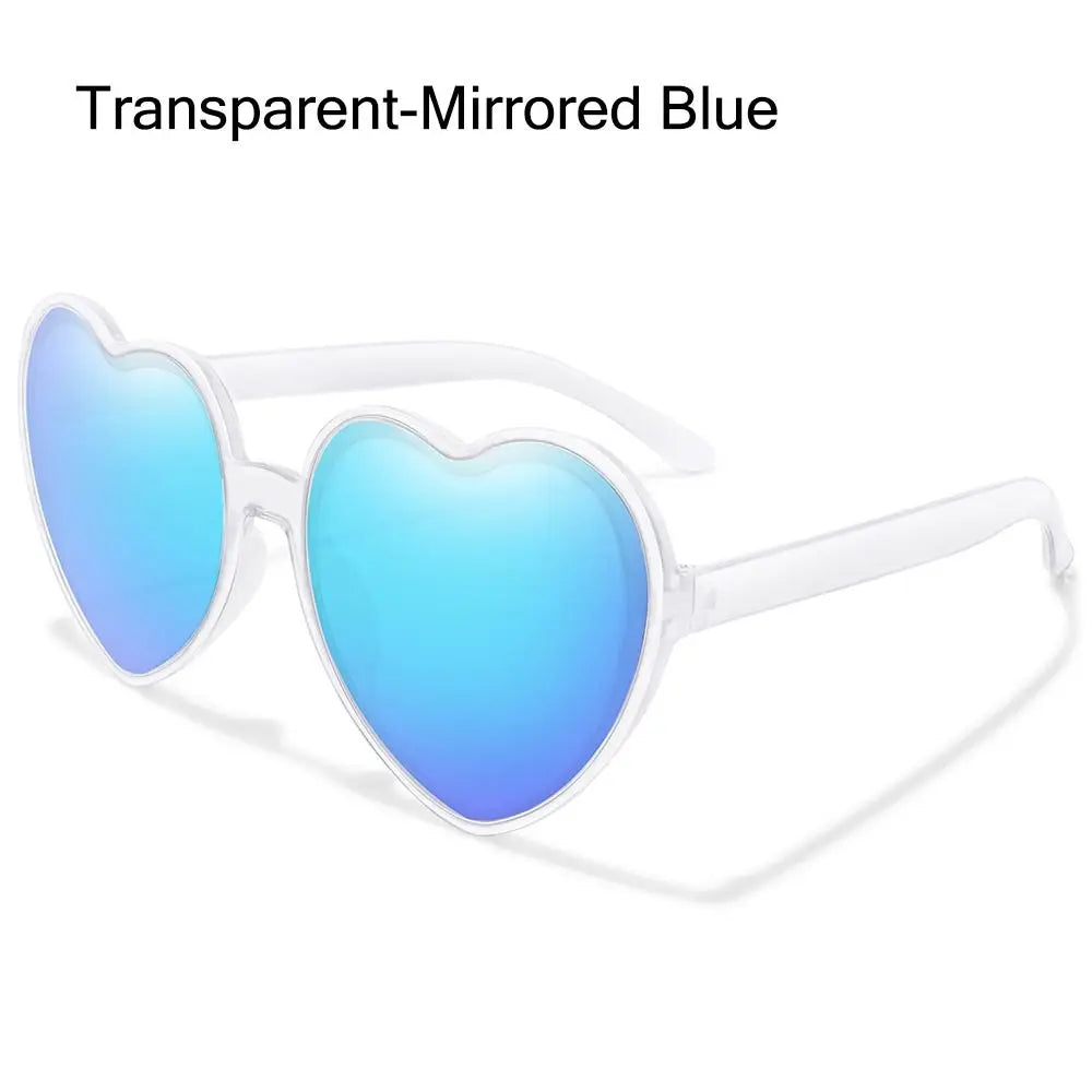 Summer Heart Sunglasses Trendy Heart Shaped Sun Glasses for Women Party Halloween Cosplay Glasses UV400 Protection Eyewear