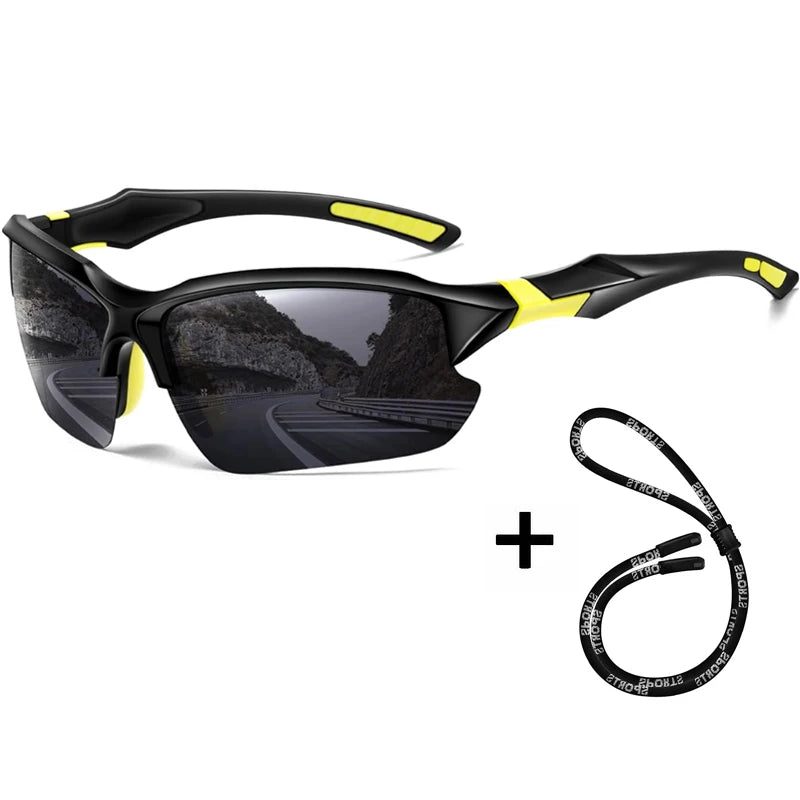 2024 Sports Polarized Sunglasses for Men Cycling Running Fishing UV400 Sun Glasses Lightweight Outdoor Goggles