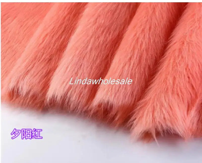 Wholsale Imitation Fox Plush Fur,cloth Counter Carpet Material,faux Fur Fabric,160cm*50cm/Pcs
