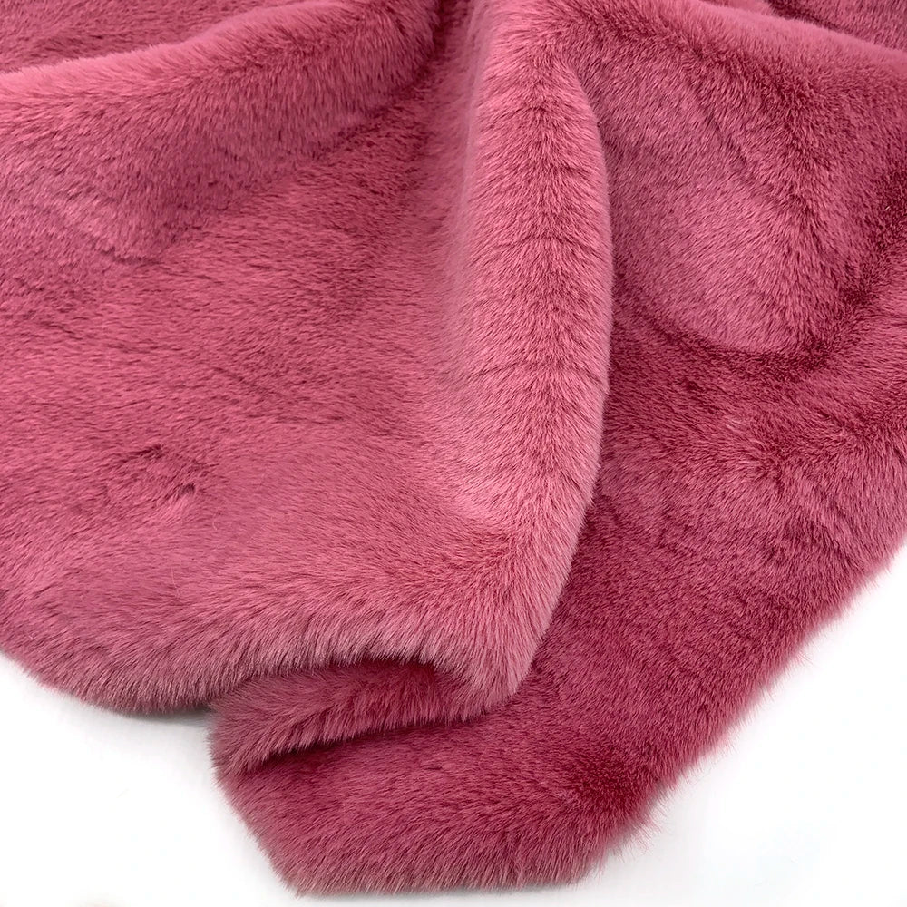 Sewbato 10mm 100% Polyester Faux Fur Fabric 50x50cm Environmentally Friendly Soft Minky Fabric Plush Toy/Clothing Plush Fabric