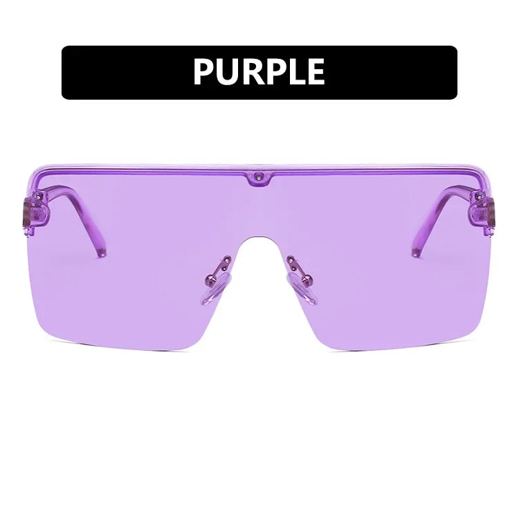 Hot Fashion Brand Designer Sunglasses Women Summer Rimless Square Shades Sun Glasses Eyewear Sunshines Luxury Sunglasses Woman