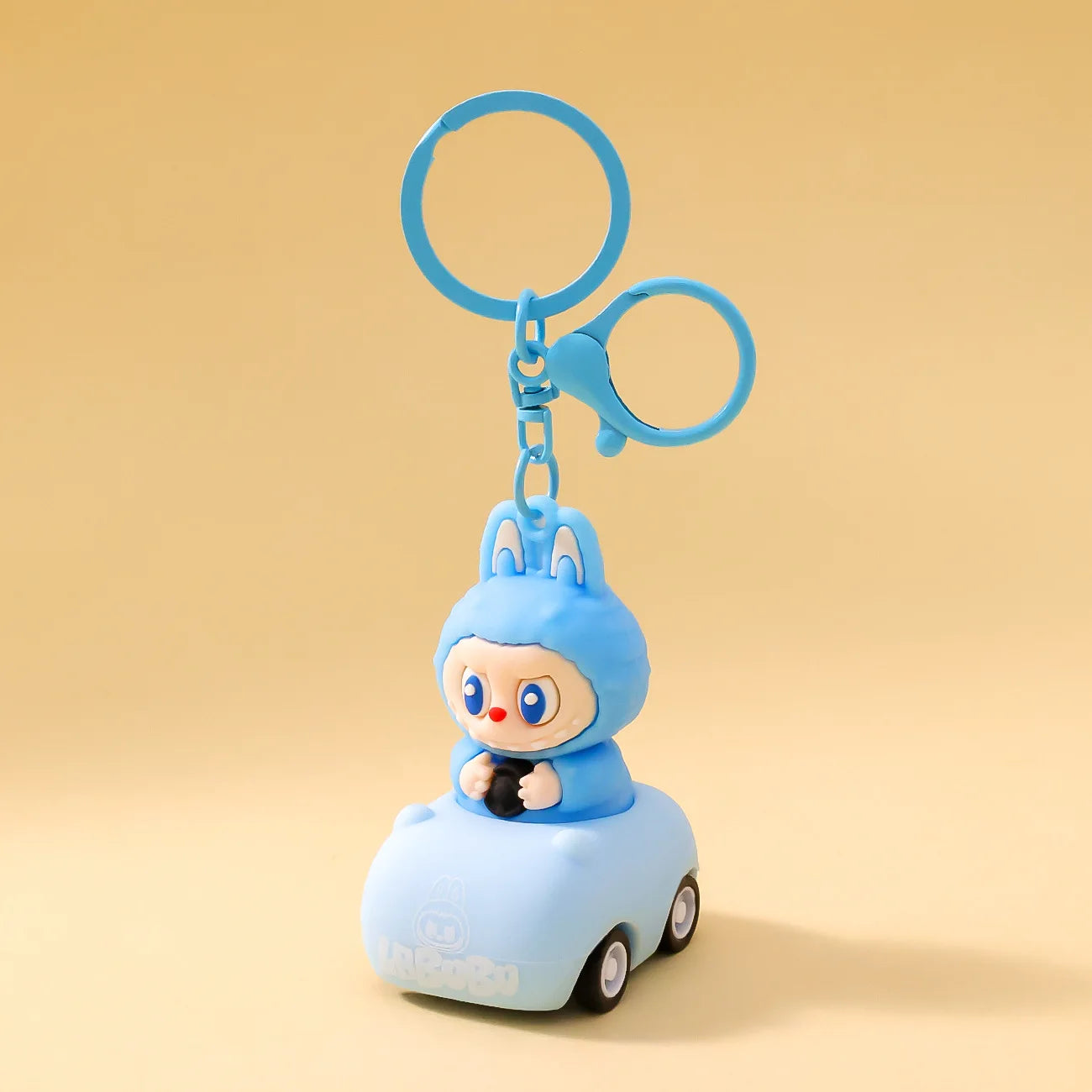 New Christmas Labubu Kawaii Particles Keychain Bag Cell Phone Charm Key Chain Christmas Gift