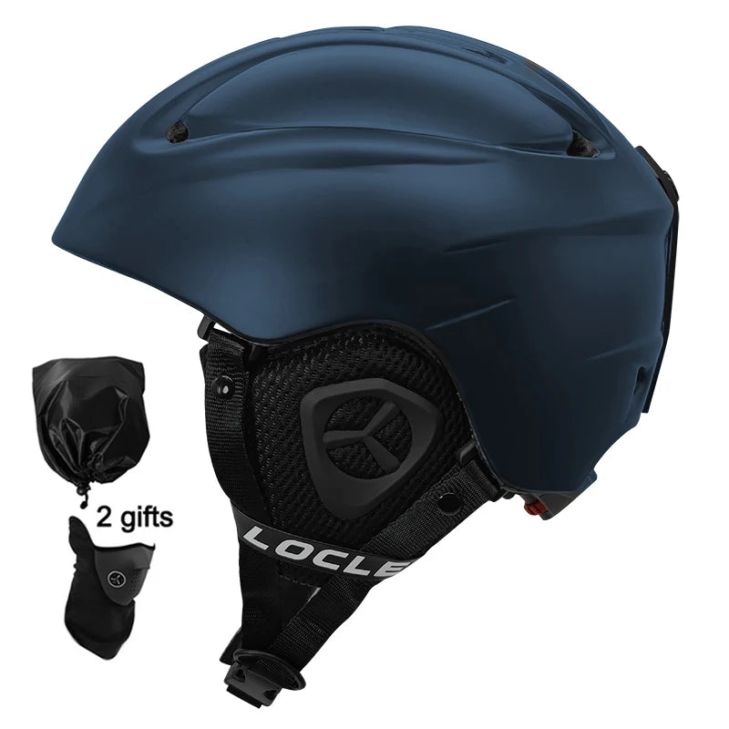 LOCLE Men Skiing Helmet Women Adult and Children Kids Snowboard Skateboard Skiing Equipment Snowmobile Motorcycle Helmets