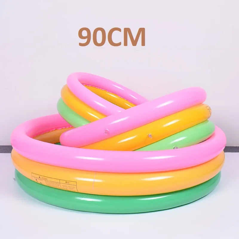HappyFlute Baby Swimming BathTub Kids Portable Outdoor Inflatable Pool Children Basin Bathtub Newborns Swimming Pool