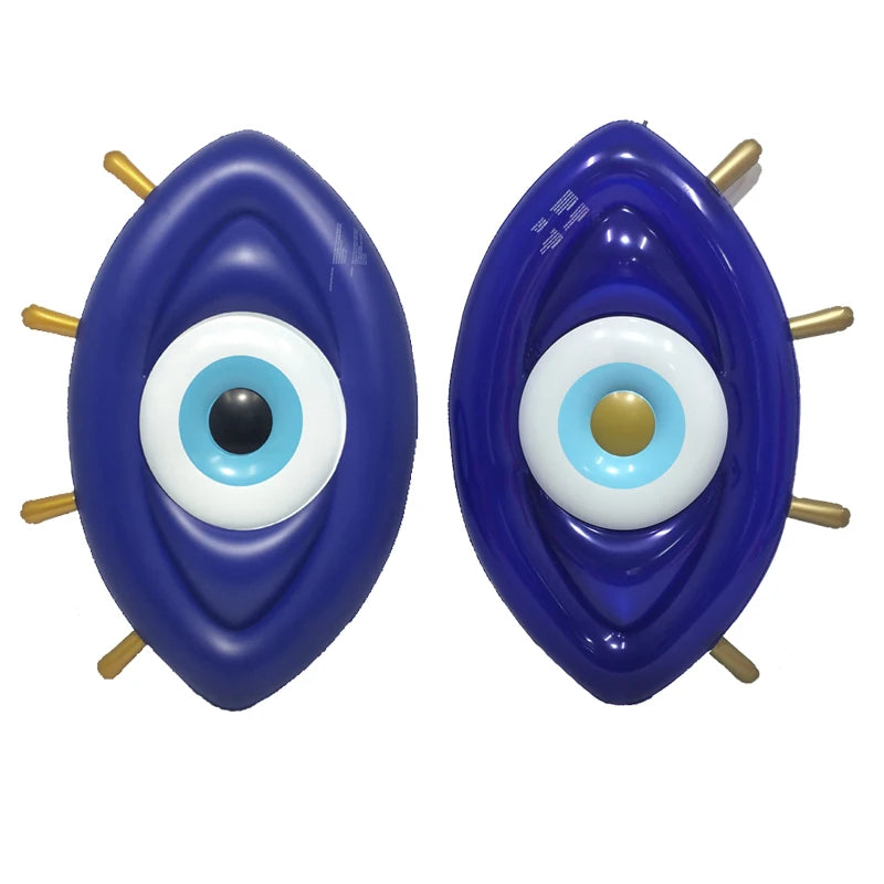 2022 Newest Giant Inflatable Eyeball Pool Float Lie on Greek Eye Floating Mattress Pool Lounge for Beach Floaty Summer Fun Toys
