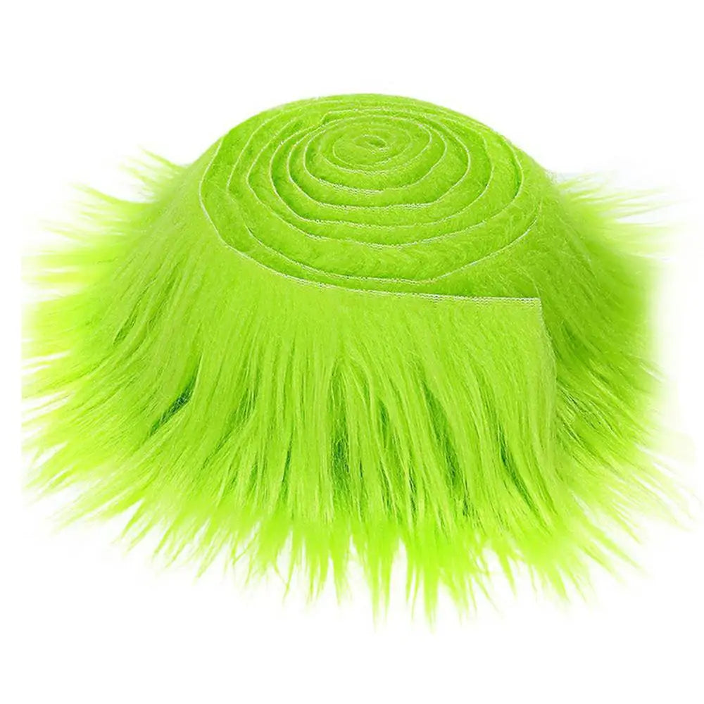 1.5M Faux Furs Costume Diy Apparel Sewing Fluffy Trim Trimming Fabric Home Decoration Sewing Costume Plush Furs Stripe Gift