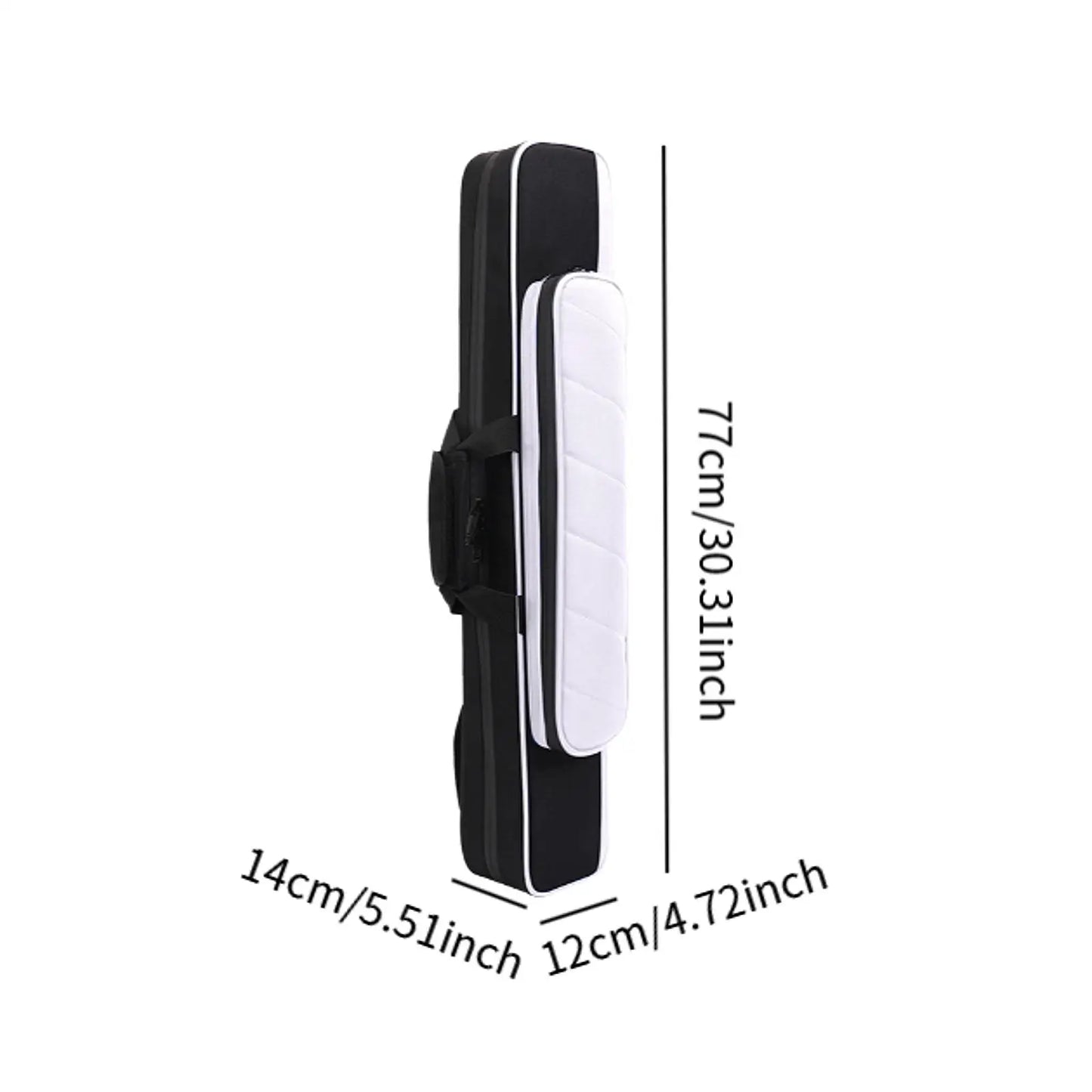 Billiard Cue Case 1/2 Jointed Cue Case Billiard Pool Cue Stick Carrying Case Snooker Cue Billiard Cue Case 1/2 Cue Case Soft