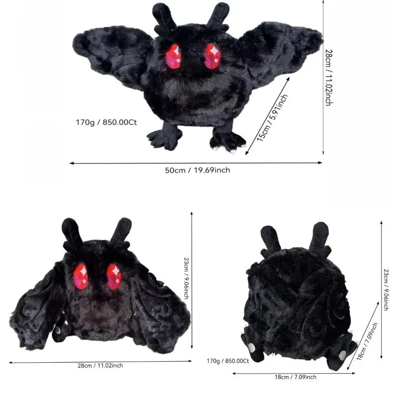 23cm New Mothman Plush Anime Plush Toy Plush Toy Stuffed Animals Soft Plush Children Halloween Gifts Doll Birthday