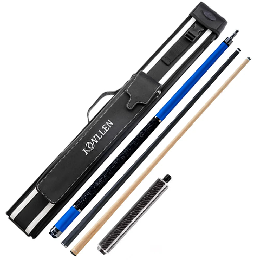 ZOKUE Carbon Fiber Pool Cue Elite Series With 12.5mm Low Deflection Full Carbon Technology Cue Stick for Billiard Cue Stick Kit