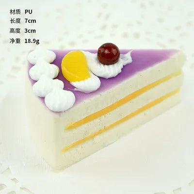 Toast Squishy Slow Rising Food Creative Simulation Bread Donuts Squeeze Stress Relief Kid Toys Spoof Tease People Desktop