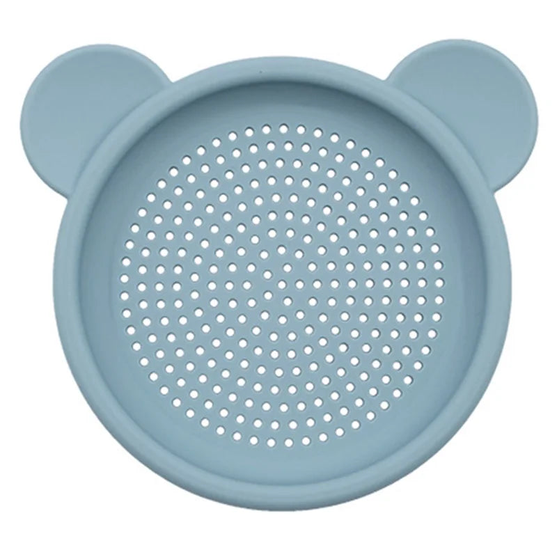 Silicone Sieve Summer Beach Toys for Kids Children Cute Animal Model Ins Rubber Dune Sand Toy Funny Seaside Tools Accessories