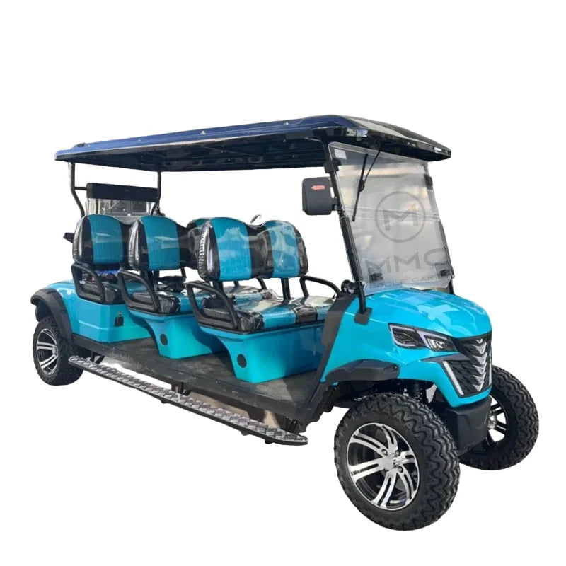 Street Legal Electric Golf Cart 4 Seats 5000W Scooter Go Kart ATV Adult Touring Classic Solar Golf Cart