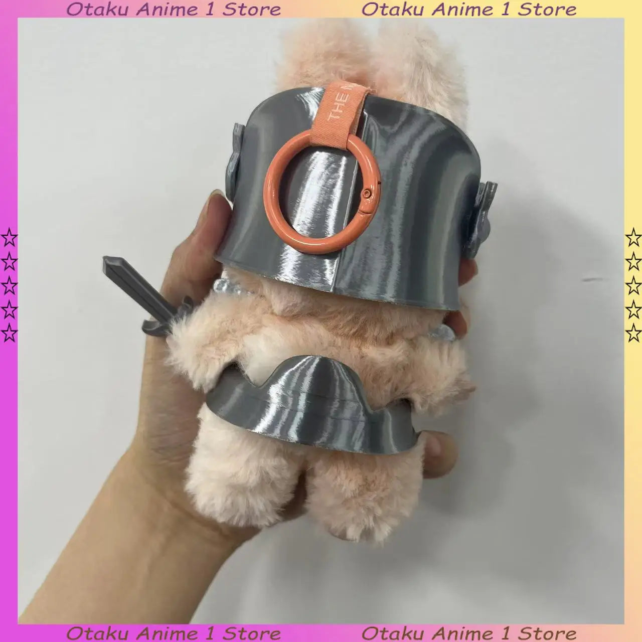 New 3D Armour Labubu Clothes Dragon Slayer Knight Armor Sword Set Mini Plush Doll Clothing Fashion Doll Accessories Gift