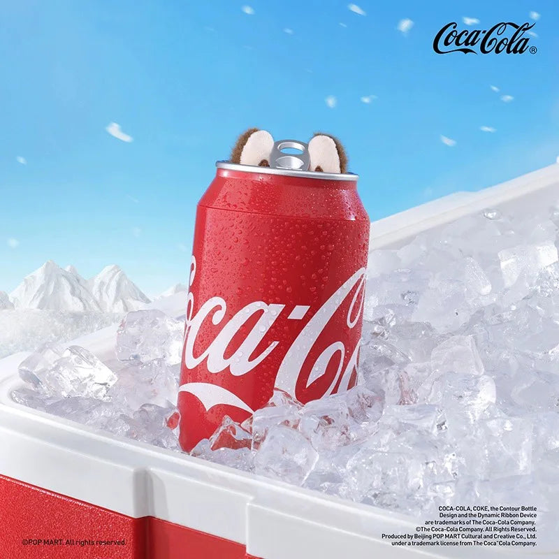 Labubu Coca Cola Vinyl Face Series Blind Box Third Generation Rubble Handmade Heartbeat Macaron Gift Collection Toy