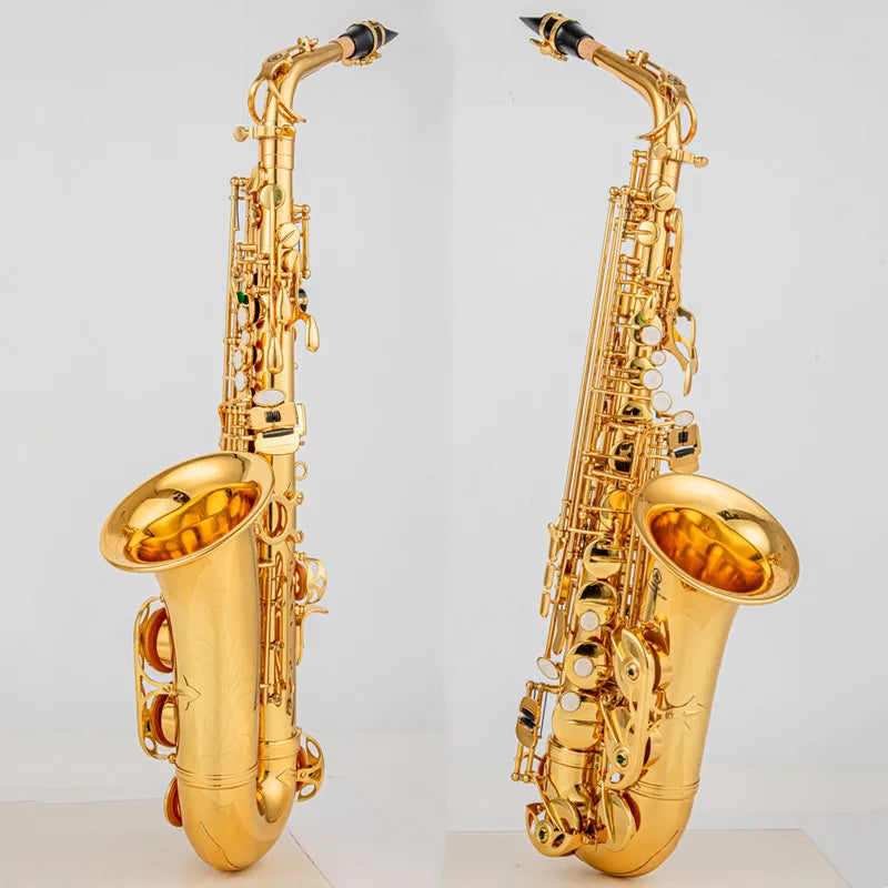 Made in Japan 280 Black Label Professional Alto Drop E Saxophone Gold Alto Saxophone With Band Mouth Piece Reed Case