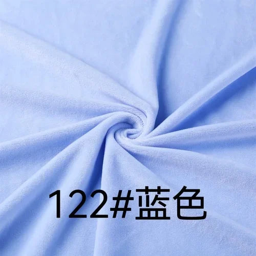 50CM* 50CM Crystal Super Soft Fluff Length 1mm Short Plush Fabric Doll Pillow Cover Blanket Pet Nest Bedding DIY Clothing Fabric
