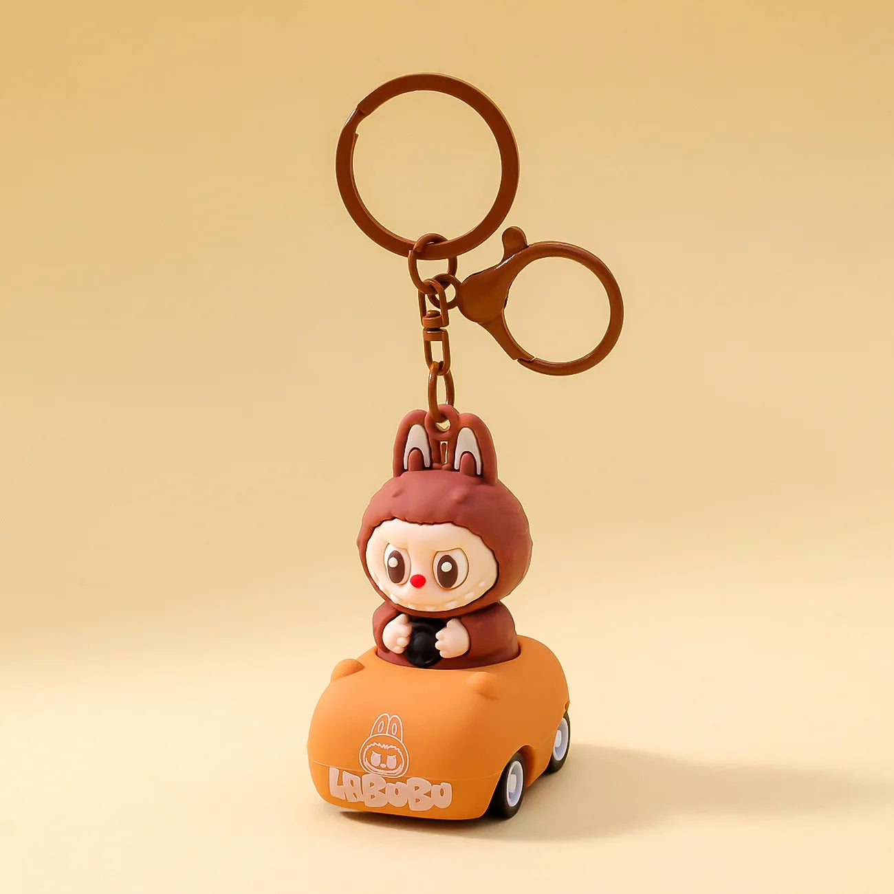 New Christmas Labubu Kawaii Particles Keychain Bag Cell Phone Charm Key Chain Christmas Gift