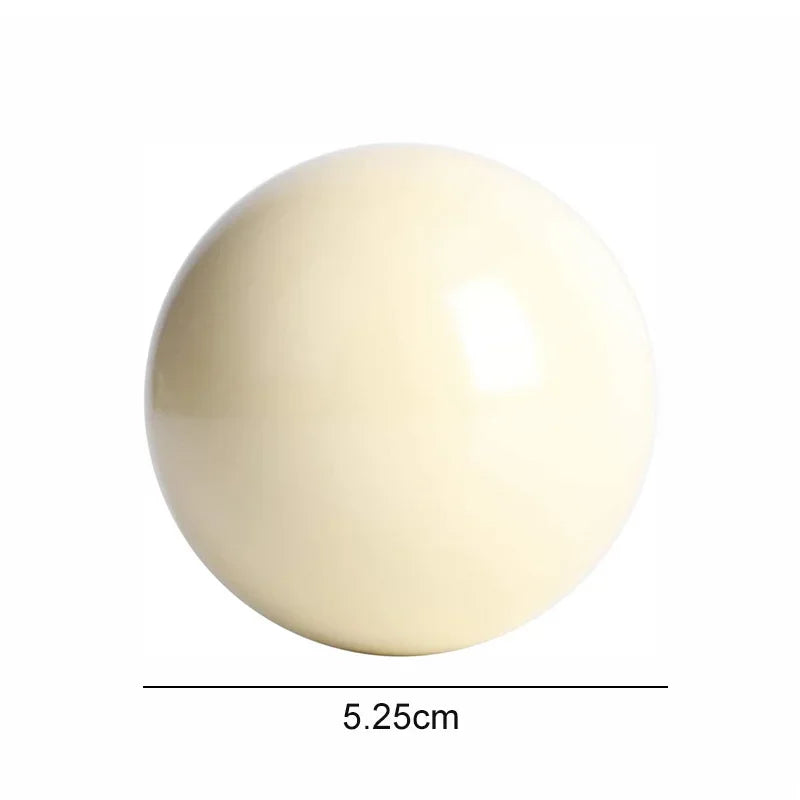 1pc Billiard Cue Ball 52.5/57.2 Mm Standard /Crystal Black 8 Ball Snooker Training Replacement Practice Billiard Made of Resin