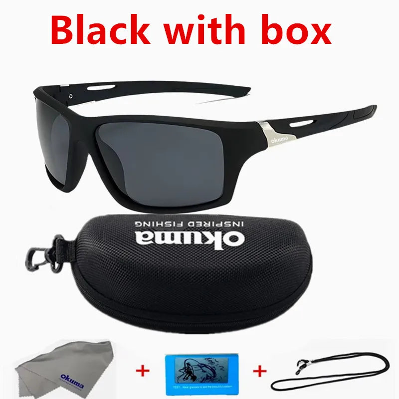 Okuma New Polarized Fishing Sunglasses UV400 Cycling, Driving, Hunting, Outdoor Sports Equipment Available in 5 Colors
