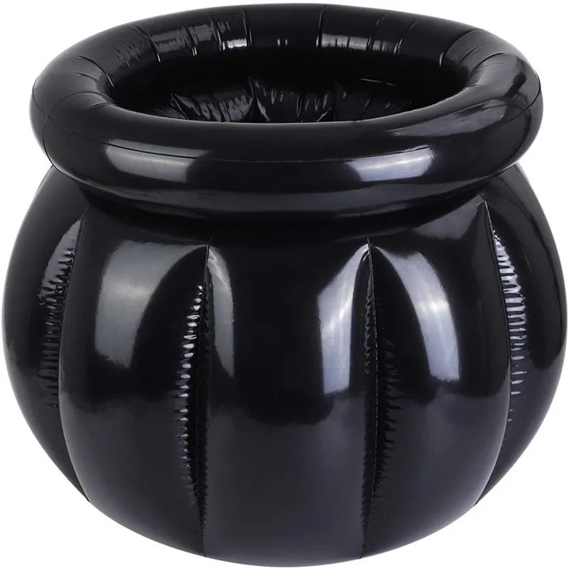 Inflatable Witch Pot Halloween Large Multi-Functional Ice Bucket Candy Container Party Horror Props to Halloween Decoration