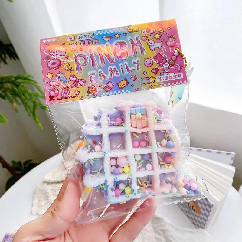 Dessert Squeeze Toy Food Shape Stress Relief Fidget Toys Slow Rising Donuts Funny Pinch Toys Kids Birthday Christmas Gifts