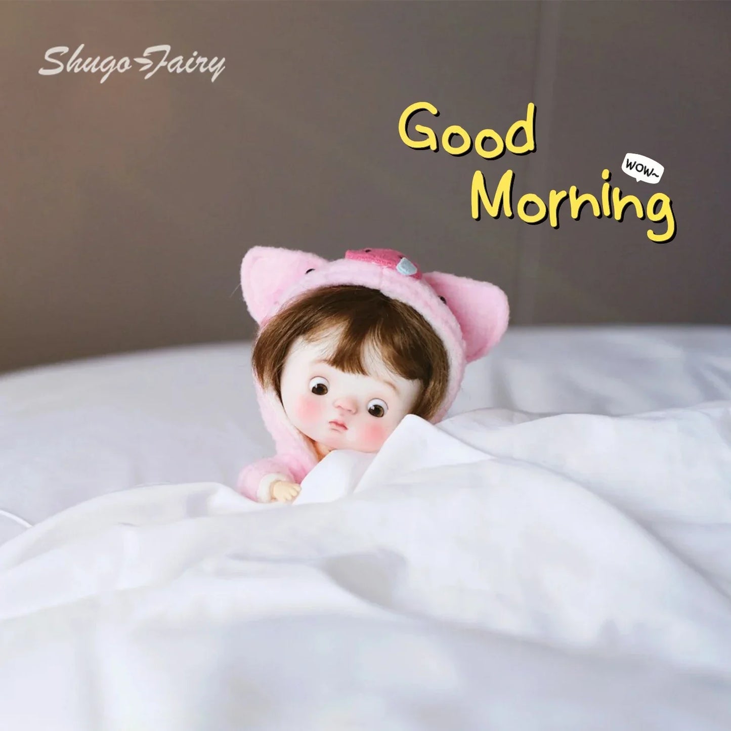 Shugafairy OB QBaby BJD Doll 1/11 Customized Fleshy Face Big Head Sweet Style Ball Jointed Dolls