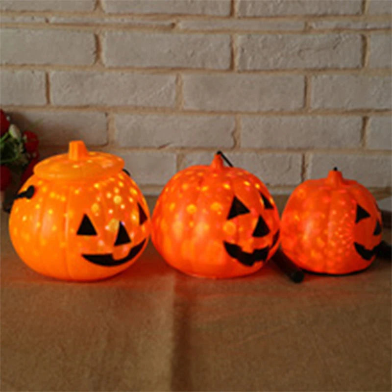 6pcs Halloween Cauldron Bucket Candy Pumpkin Mini Witch Black Pot Decor Buckets Bowl Witches Kettle Container