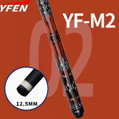 YFEN 58" Carbon Fiber Technology 1/2 Billiard Pool Cue Stick 12.5mm + Extender