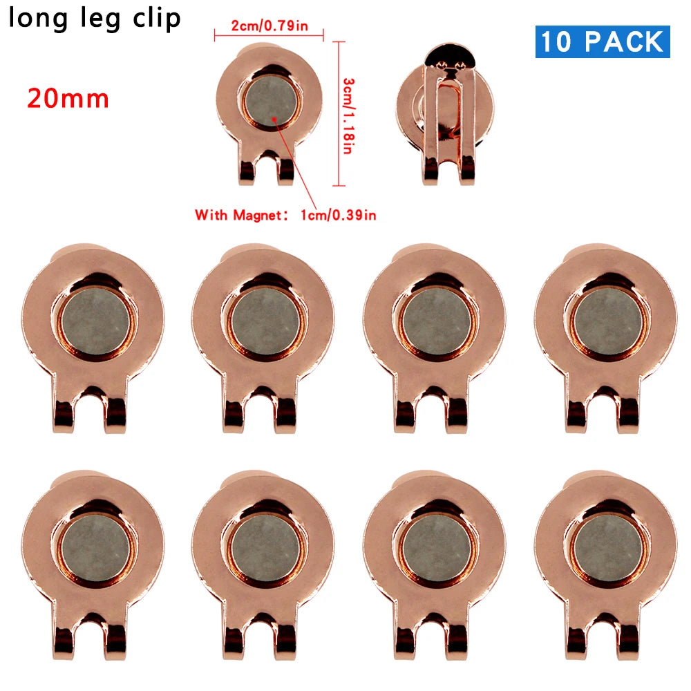 10 Pcs Golf Hat Clip Magnetic Metal Golf Cap Clips Golf Accessories for Golf Ball Mark Marker Drop Ship