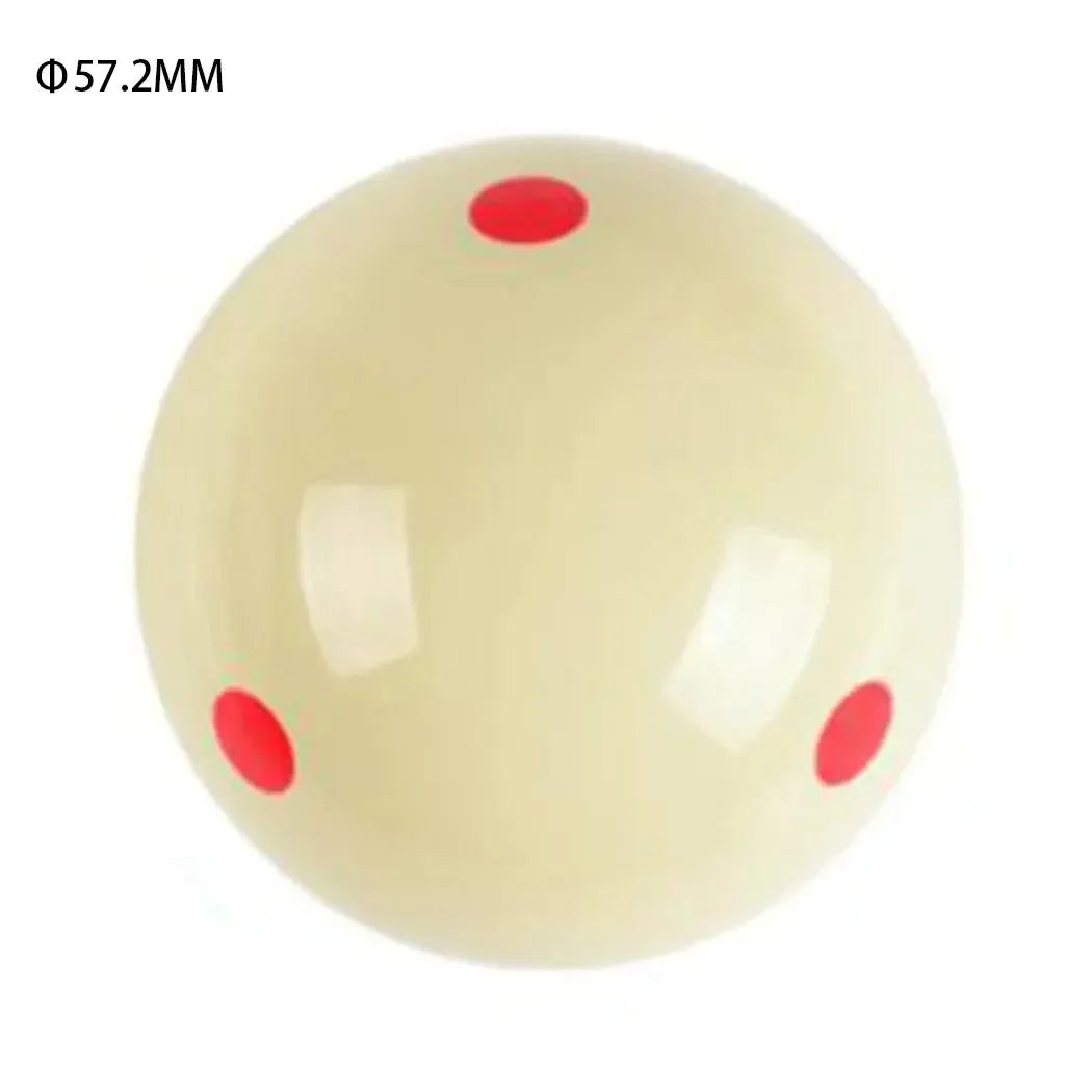 Professional Snooker Cue Ball Spot Measle Pool Billiard Practice Training Balls Red 6 Dot Spot Pool Standard 2-1/4" Accessories