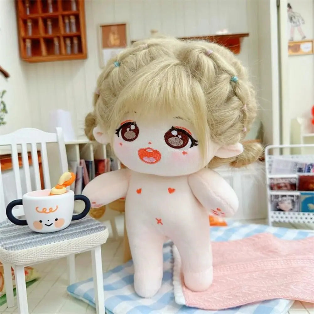 Durable Plush 20cm Cotton Doll Soft Stuffed Can Be Placed in a Shape Plush Doll Cartoon Anime Cute Plush Toy