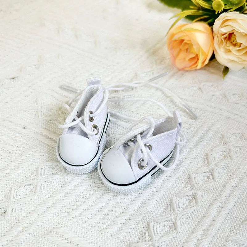 17cm Cute Labubu Leather Shoes Canvas Shoes Sneakers Camera Labubu Doll Shark Accessories Labubu Korea Kpop Exo DIY Girls Gift